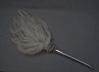 Antique Royal Indian Silver Fly Whisk Chauri Islamic Mughal India