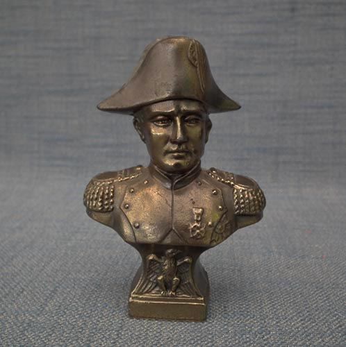 Bronzed Miniature Busts Of Emperor Napoleon Bonaparte