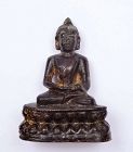 12/13C Dali kingdom Gilt Bronze Shakyamuni Buddha