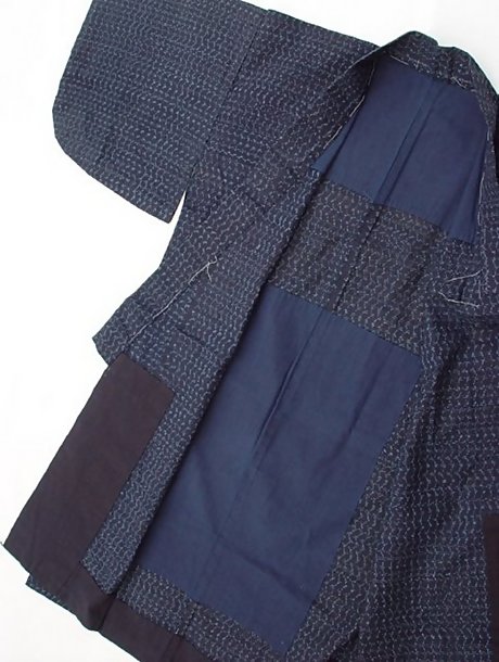 Kasuri Japanese Ikat Cotton Kimono #3, kagasuri