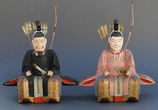 Old Zuishin Wood figures, The Guardians of Shrines