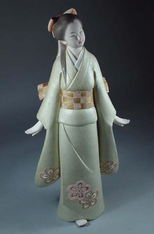 Japanese Hakata Doll, Large Bijin Ningyo, Early Spring