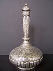 A Kashmiri Silver Surahi (water flask), 19th century
