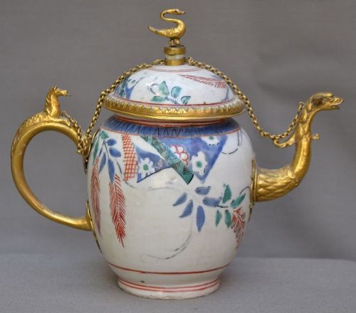 Rare Japane teapot export porcelain for Holland