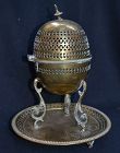Oriental censer in bronze and brass. 19th century or earlier