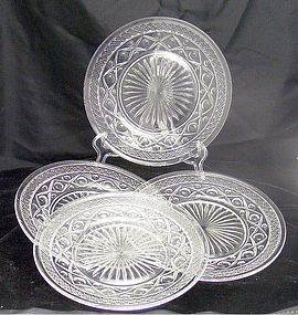 Imperial Cape Cod Luncheon or Salad Plates ~Set of 4