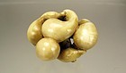 Early 19th Century Japanese Netsuke:  Gourd Group