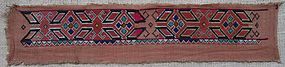 An Uzbek embroidered band, early-mid 20th century
