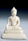 A Small Porcelain Seated Bodhisattva by Suwa Sozan
