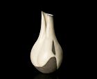 A Rice Porcelain Vase by Wakao Kei