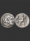 Alexander Silver Drachm, Reign of Antigonos l, 310-301 BC