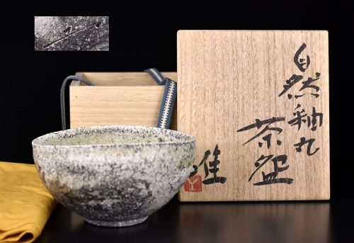 Shizen-Yu Chawan Tea Bowl by Tsujimura Yui