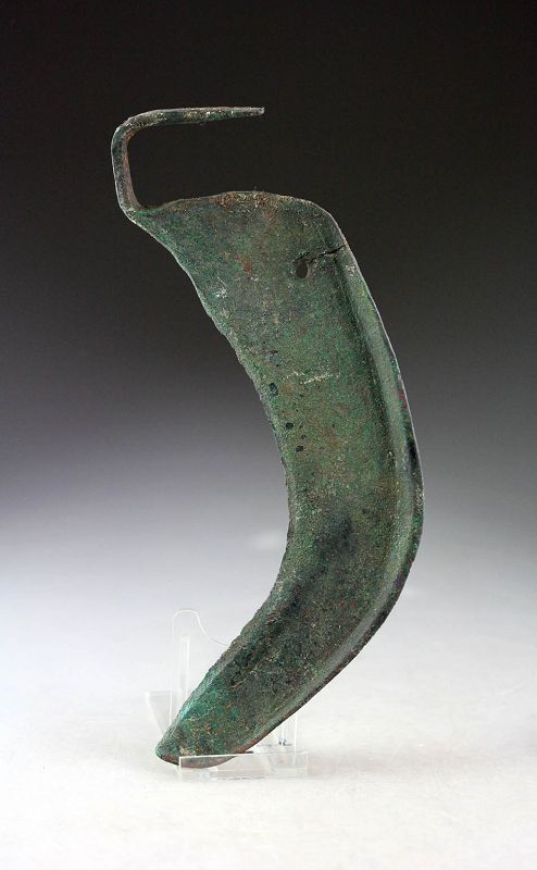 bronzeage bronze Scythe, Ancient Near East, BC! (item #1412856)
