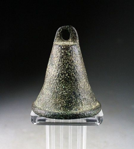 Large and attractive Late Roman - Byzantine bronze bell, 4th.-8th. c.