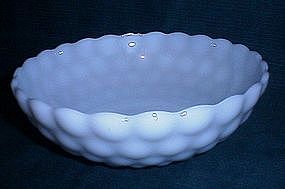 Anchor Hocking Milk Glass Bubble Serving Bowl