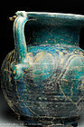 RARE - Egyptian Faience glazed jar, 100 AD