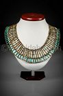 WEARABLE AUTHENTIC ANCIENT FAIENCE EGYPTIAN "MUMMY BEADS" NECKLACE