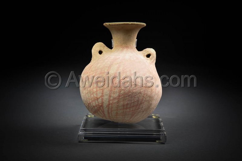 Canaanite, Early Bronze Age painted pottery jar, 3100 - 2000 BC