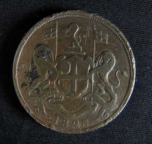 Penang Two Cent Coin 1826
