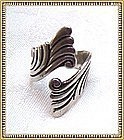 Vintage Signed Sterling Silver Wrap Ring Kachina Doll Mark