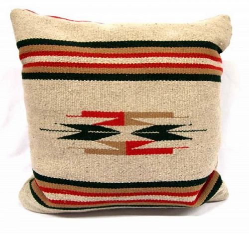 Southwestern Hand Woven Wool Pillow