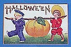 1908 Halloween Jack O'Lantern Post Card