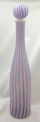 Fratelli Toso Murano Tall "A Canne" Decanter