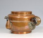 A Tibetan Copper Tea Pot 18/19thC