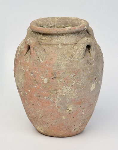 14th-16th Century, Sukhothai Pottery Jar from Shipwreck