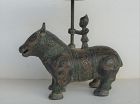 Chinese Bronze Han Oil Lamp