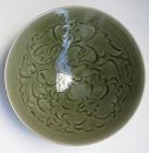 Chinese Yaozhou Floral Bowl