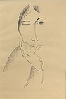 William Samuel Schwartz Modernist Deco Portrait - 1930