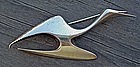 Ron Hayes Pearson Sterling Silver Modernist Brooch