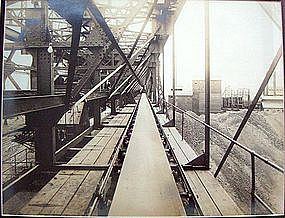 Early Modernist Industrial Machine Age Photograph 1900