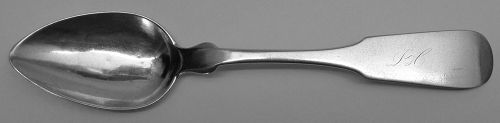 Rare Chicago Coin Silver Teaspoon with City Mark by Isaac Spear/Speer