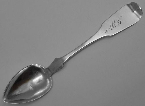 St. Louis, Missouri Coin Silver Spoon Marked J.SHAW&CO.