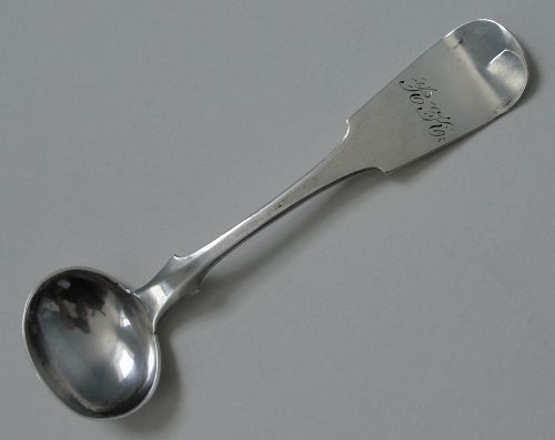 Raleigh, North Carolina Coin Silver Salt Spoon by William H. Thompson