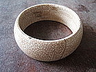Chinese Ge Yao Ceramic Bracelet Bangle
