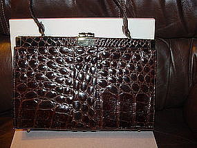 Vassar Genuine Alligator Bag