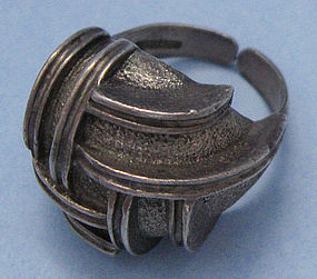 Sterling Domed Ring