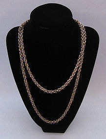 Sterling Kinetic Chain Necklace