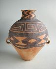 Large Chinese Neolithic Painted Pottery Jar - Machang (c.2300-2000 BC)