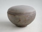 Fine Chinese Western Han Dynasty Round Pottery Box (206 BC - AD 8)