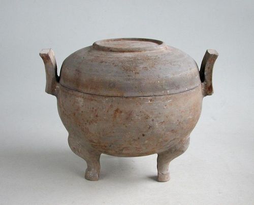 Fine Chinese Western Han Dynasty Pottery Ding Tripod + Oxford TL Test