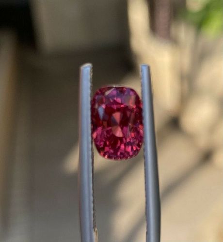Magnificent 3.64ct Red Spinel & Lotus Certificate