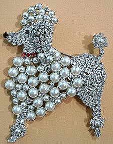 Butler & Wilson French Poodle Brooch