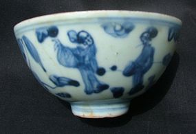 A Good Ming Blue White Bowl
