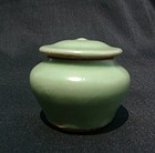 Yuan Celadon Covered Jar