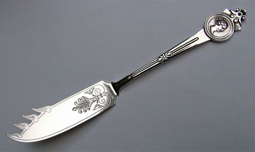 Gorham MEDALLION sterling  cheese knife