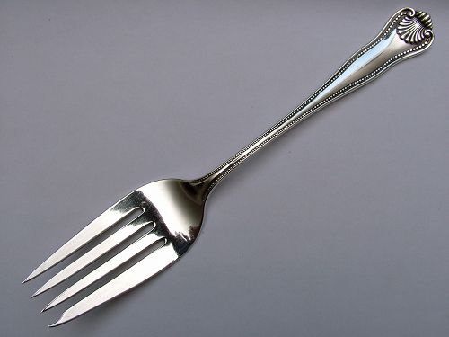 Frank Smith NEWPORT SHELL sterling cold meat fork